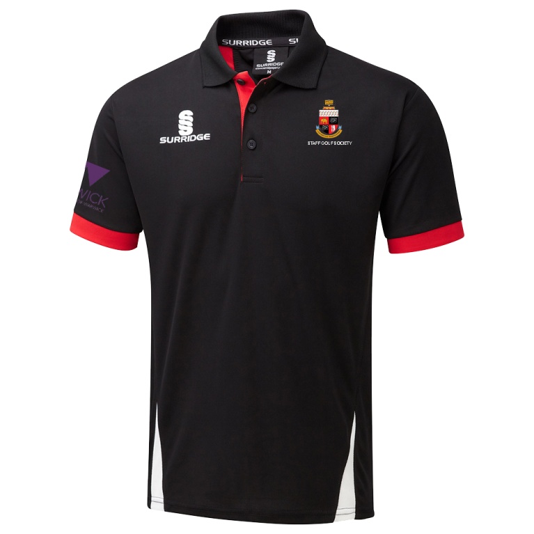 Warwick University Staff Society - Blade Polo Black/Red/White